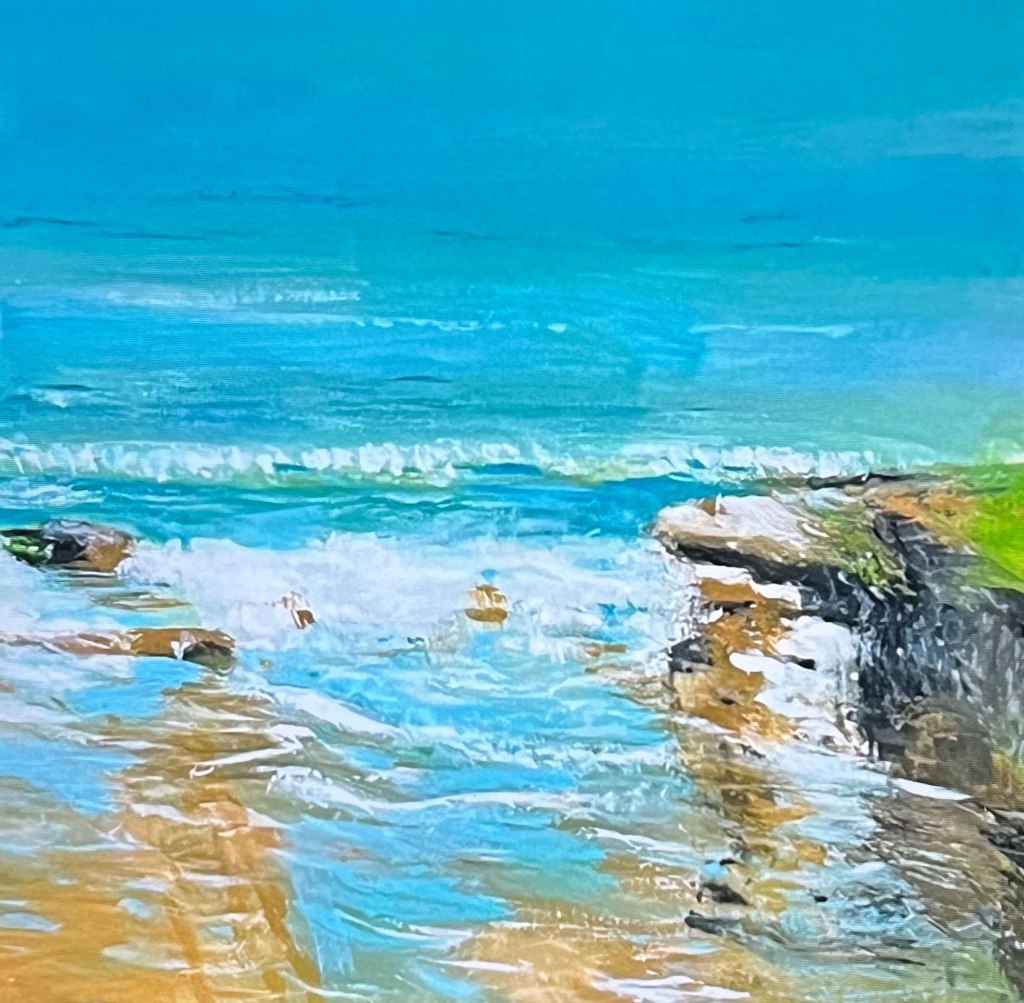 Per Kjeld maleri med titlen; Bugt