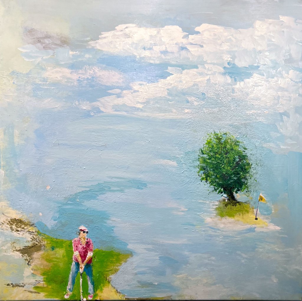 Per Kjeld maleri med titlen; Søslag