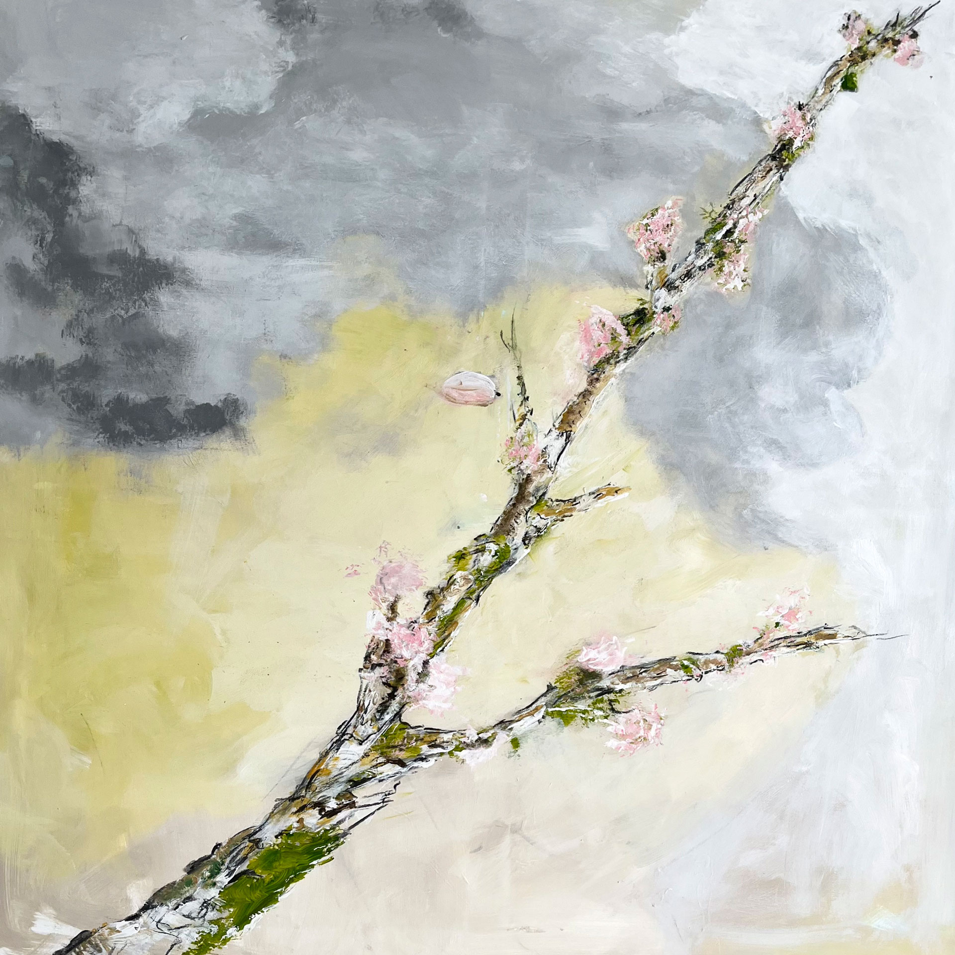 Per Kjeld maleri med titlen; Færdig For i År