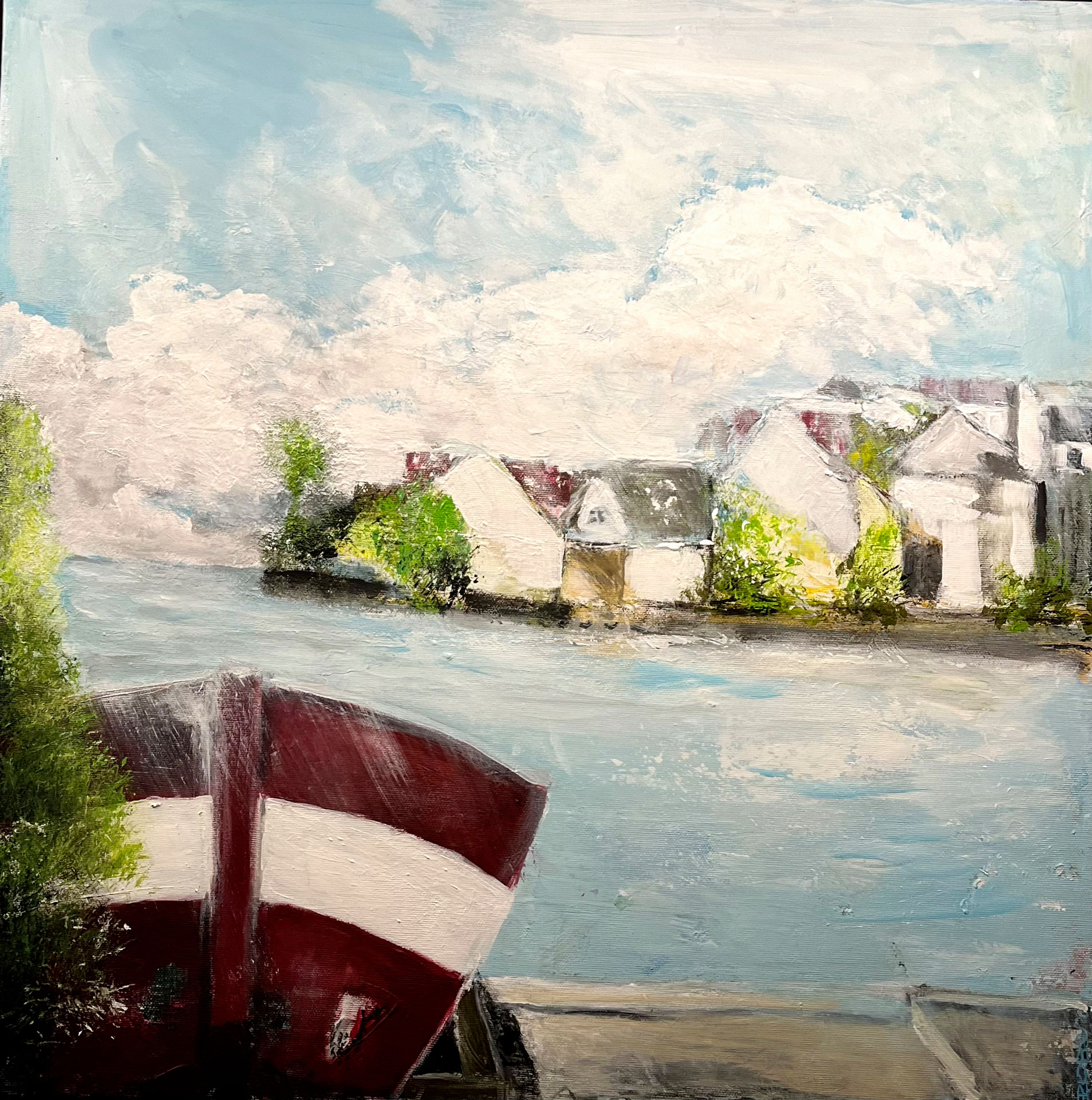 Per Kjeld maleri med titlen; Sommer