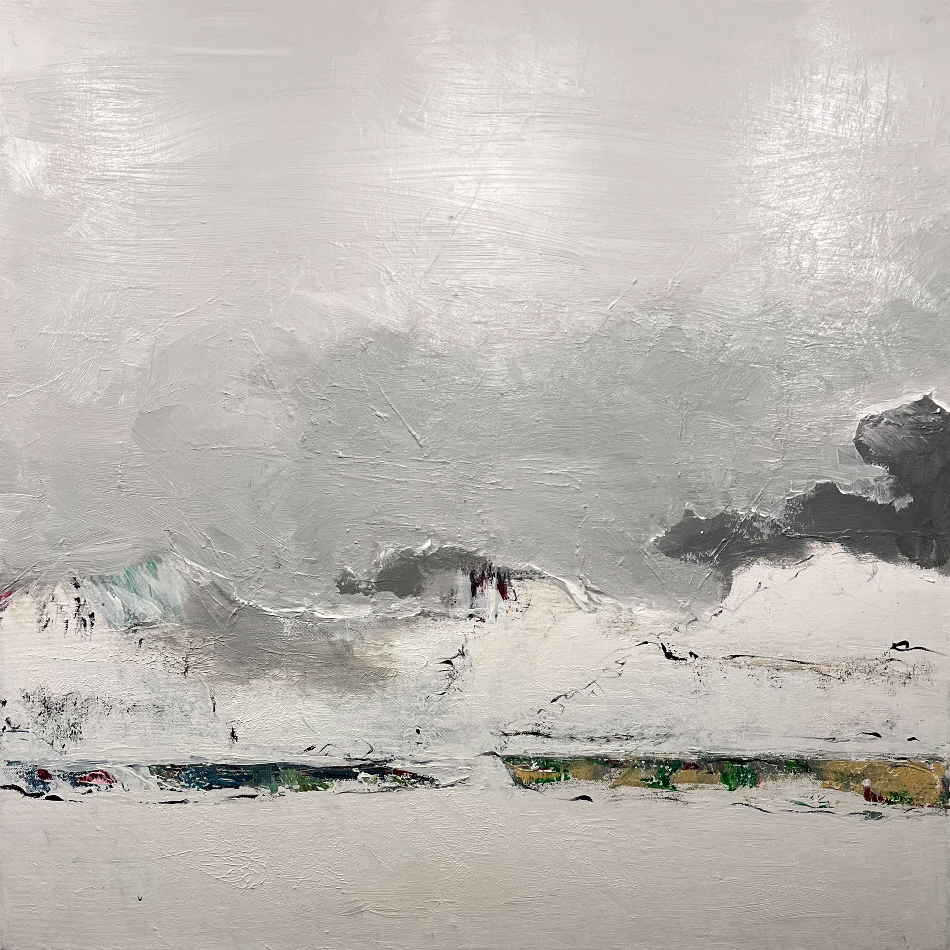 Per Kjeld maleri med titlen; Vinter